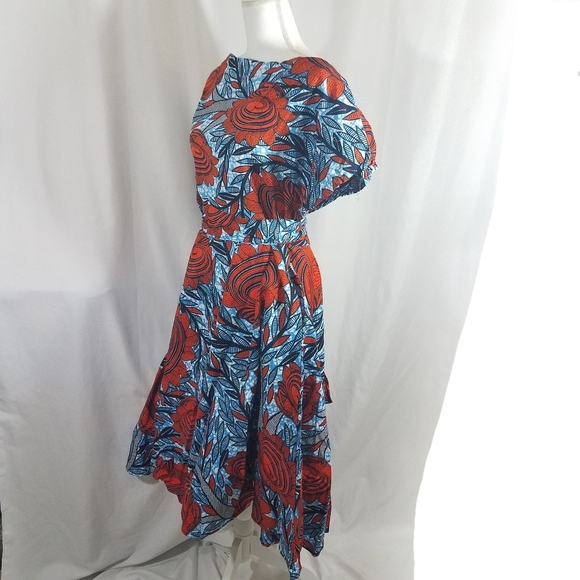 Fayo Ofuure African Print Dress 3XL New - Picture 3 of 16